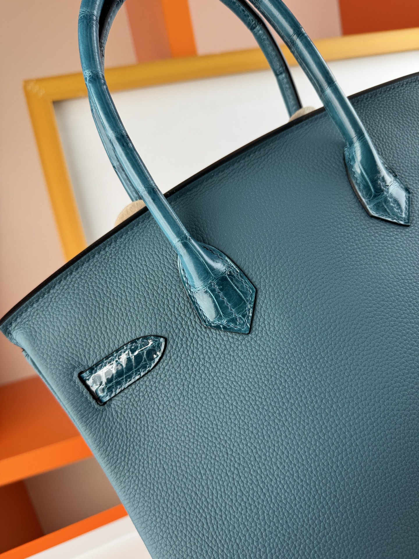 Birkin/Birkin-30cm-touch-Togo-and-Shiny-Crocodile-Jean-Blue/img_006