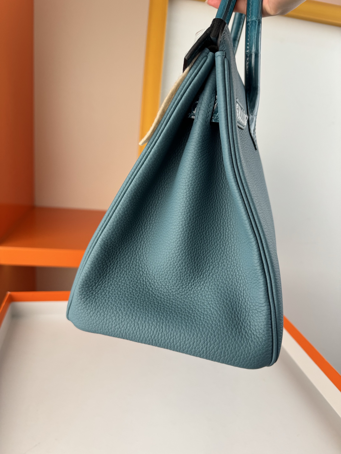 Birkin/Birkin-30cm-touch-Togo-and-Shiny-Crocodile-Jean-Blue/img_007