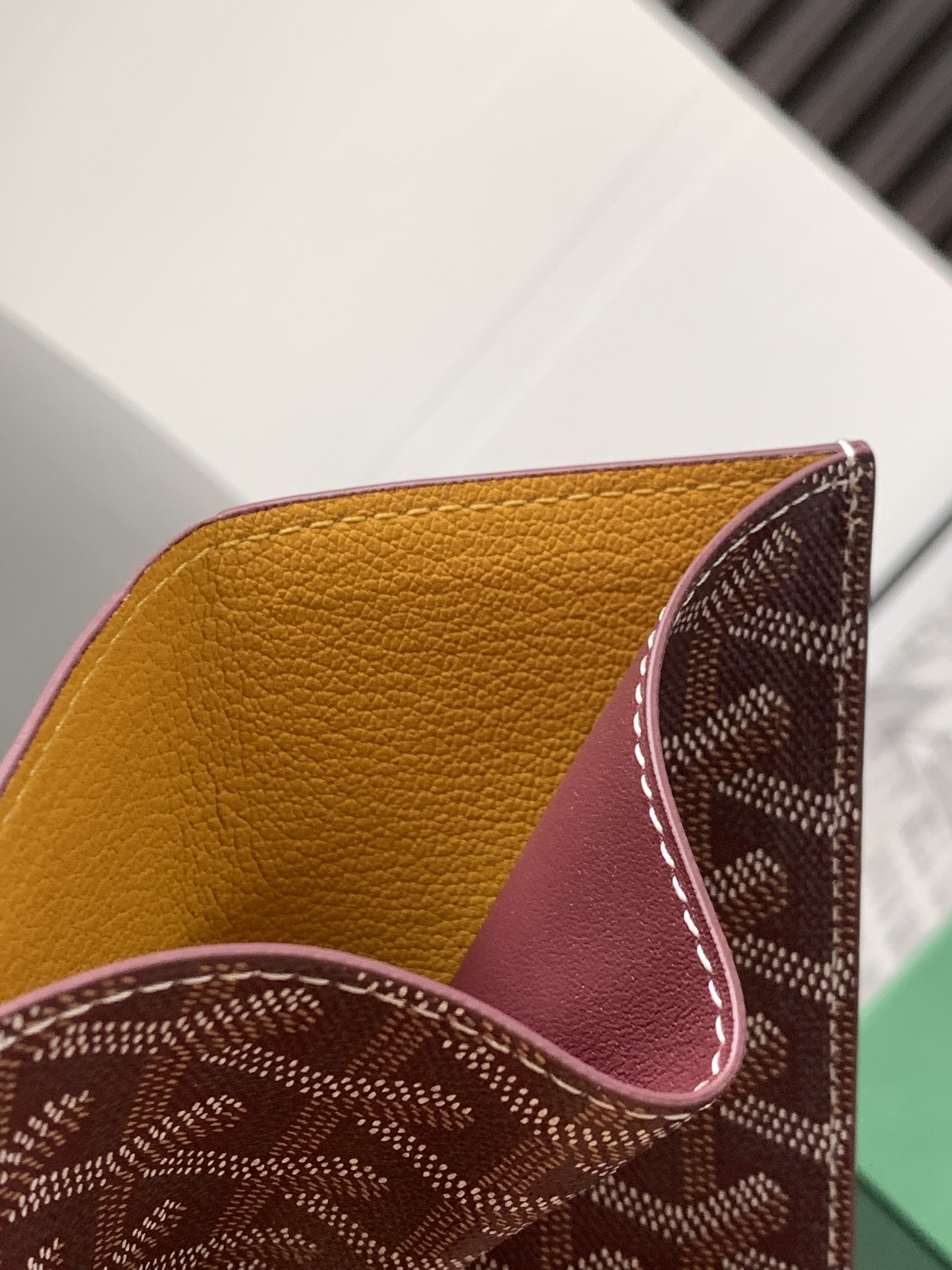 Goyard/SAINT-PIERRE-Card-Holder-11x1.5cm-Burgundy/img_005