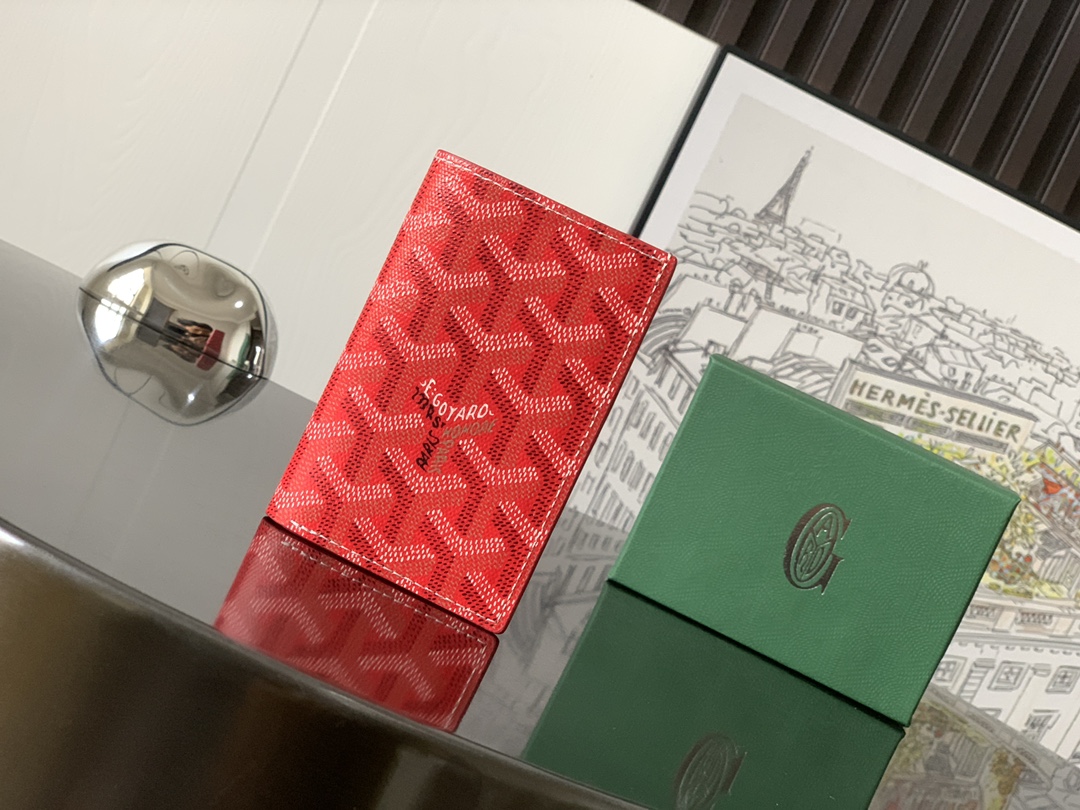 Goyard/SAINT-PIERRE-Card-Holder-11x1.5cm-Red/img_003