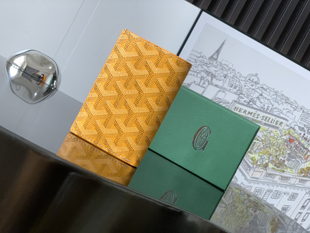 Goyard/SAINT-PIERRE-Card-Holder-11x1.5cm-Yellow/img_003