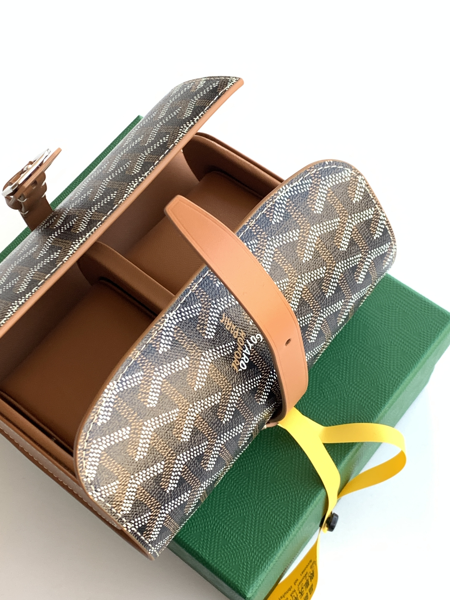 Goyard/VOYAGE-DOUBLE-Watches-box-16x10.5cm-Black&Brown/img_005