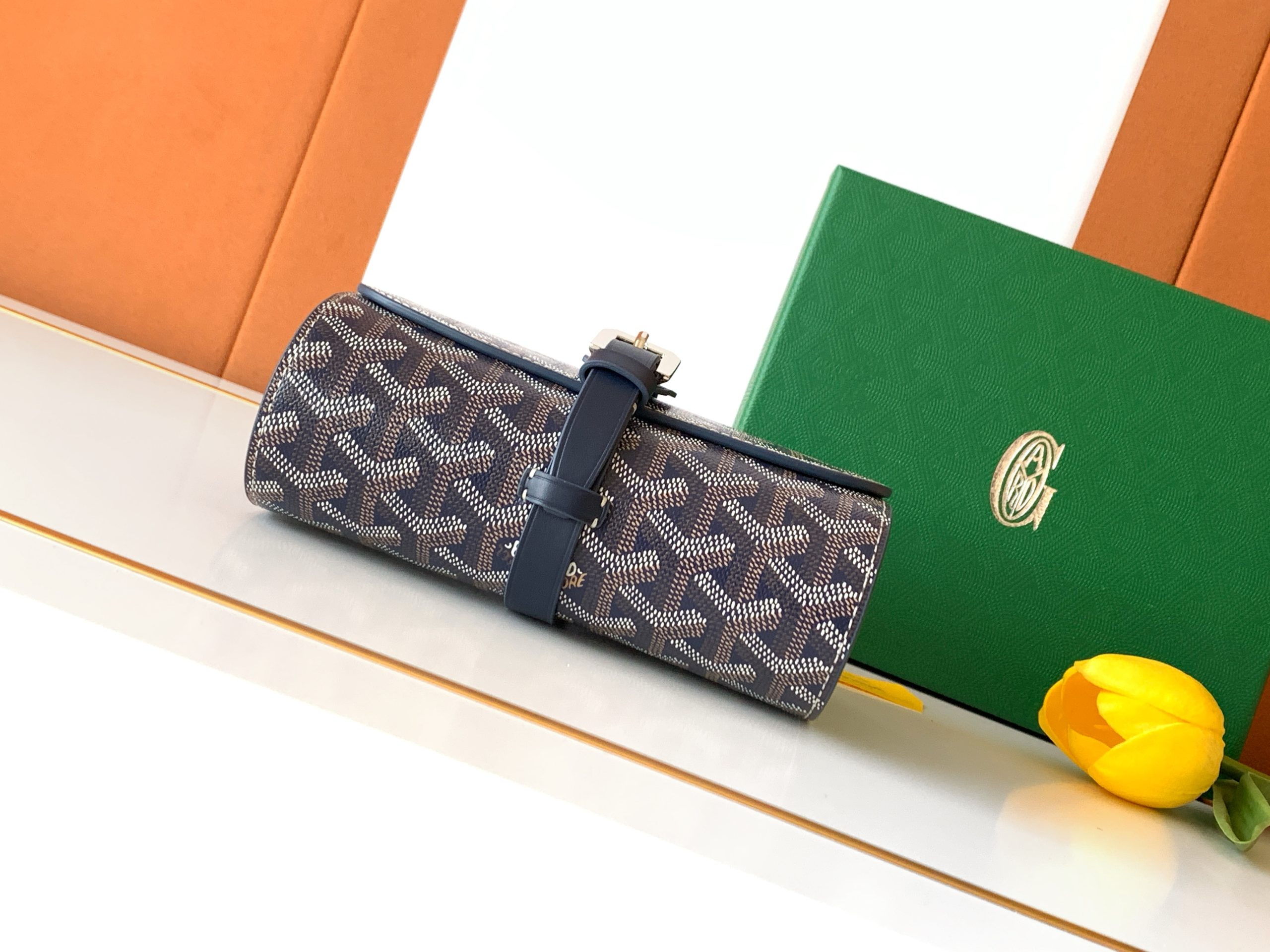Goyard/VOYAGE-DOUBLE-Watches-box-16x10.5cm-DeepBlue/img_004