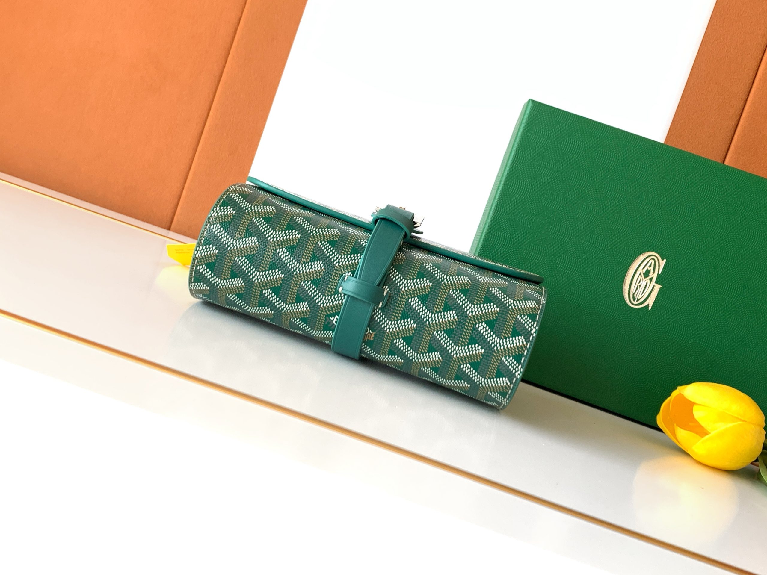 Goyard/VOYAGE-DOUBLE-Watches-box-16x10.5cm-Green/img_004