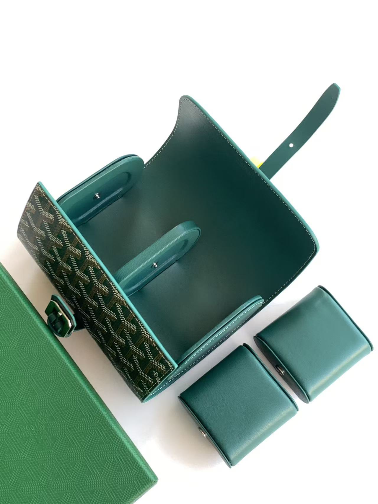 Goyard/VOYAGE-DOUBLE-Watches-box-16x10.5cm-Green/img_006