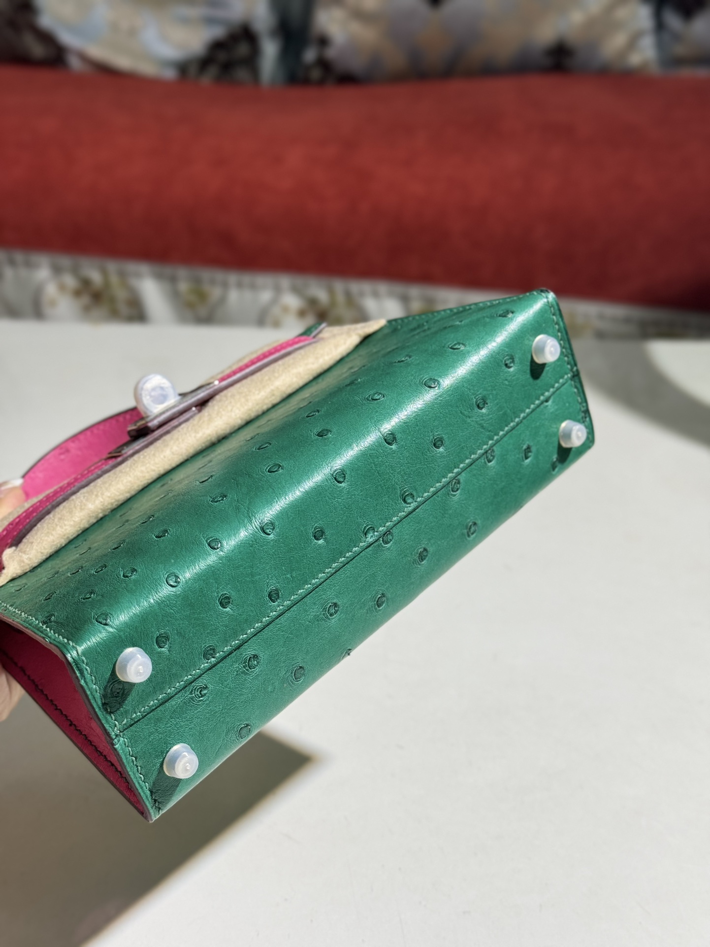 Kelly/Mini-Kelly-Ostrich-Green&RoseRed/img_004