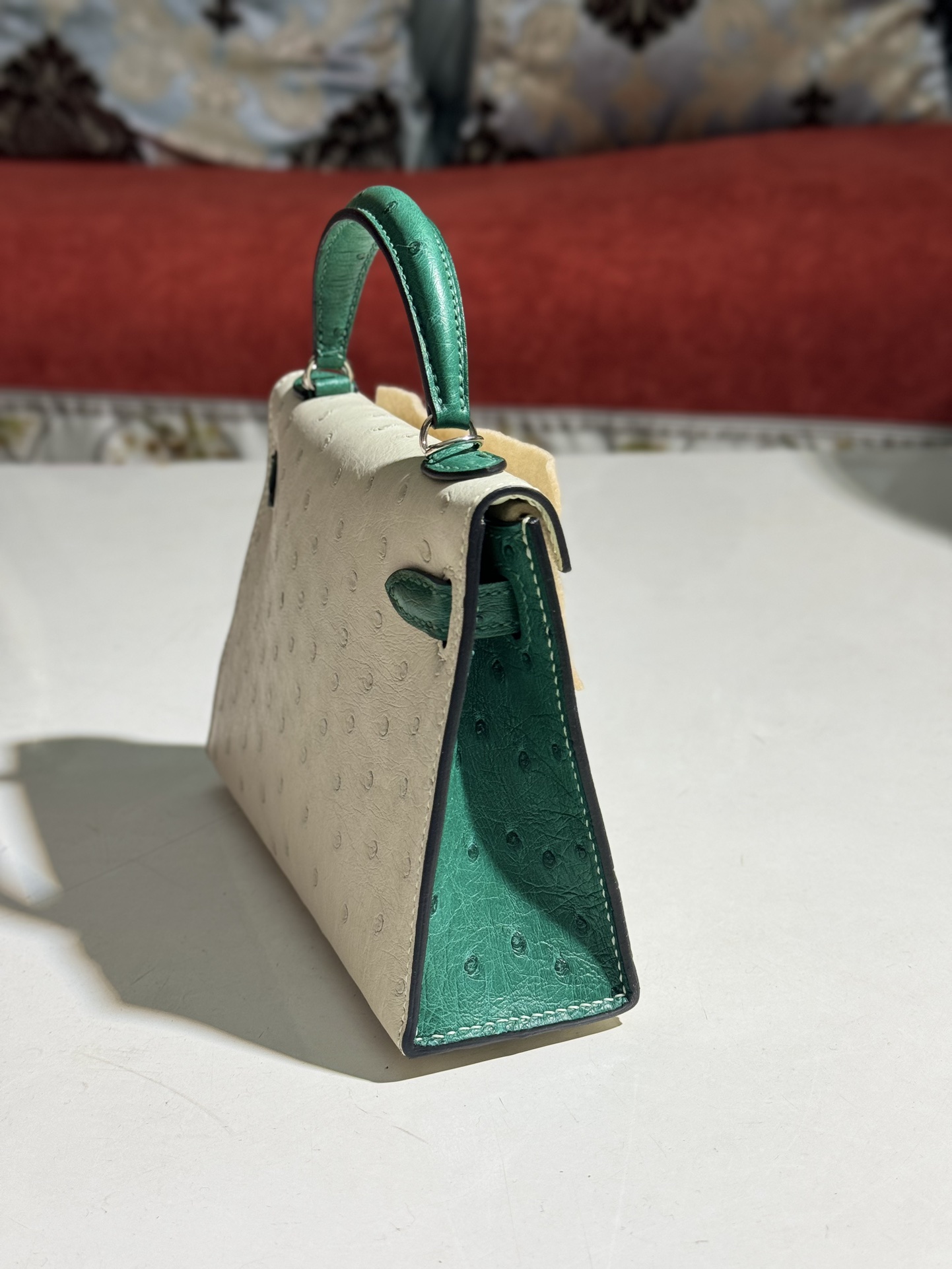 Kelly/Mini-Kelly-Ostrich-Milkshake&Green/img_004